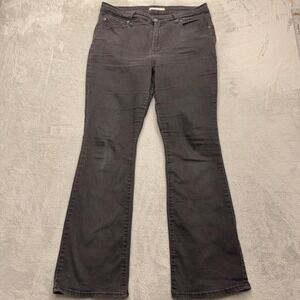 Levi's Jeans Womens 32 Gray 725 High Rise Bootcut Denim Stretch Pants